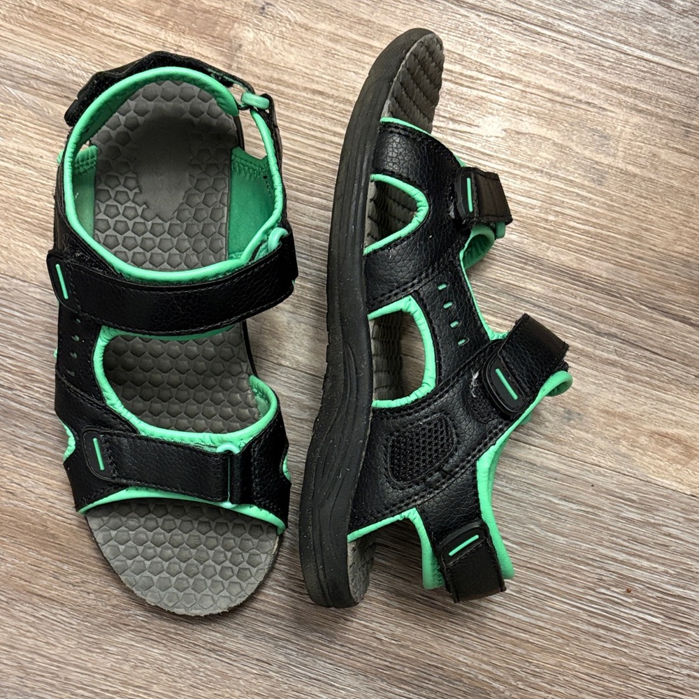 Black and Green boys Sandals
